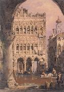 Samuel Prout C'a d'Oro,Venice France oil painting reproduction